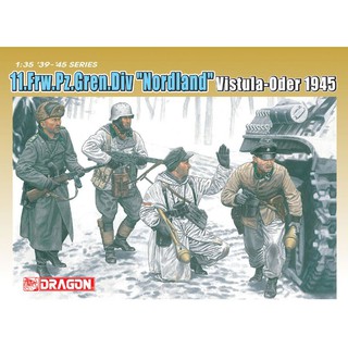 Dragon Model 1/35 DRA6455 11 FRW.PZ.GREN.DIV "NORDLAND"