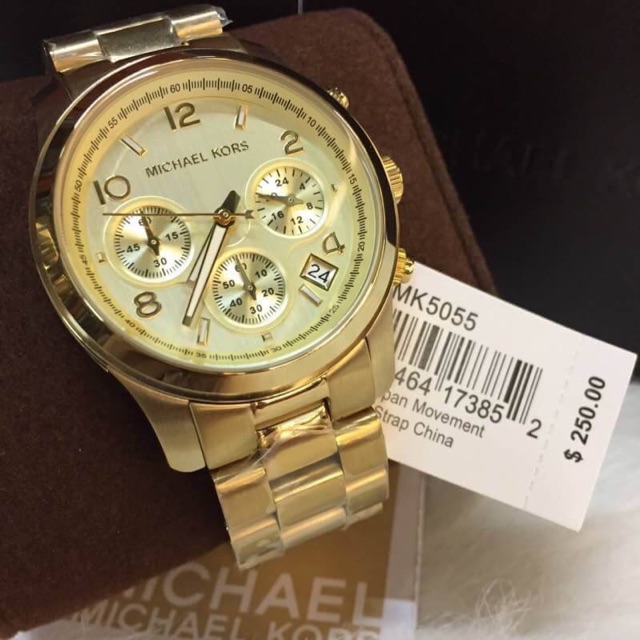 michael kors 5055 gold watch