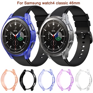 เคสสําหรับ Samsung Galaxy Watch 4 Classic 46mm เคสหนัง TPU กันกระแทกสําหรับนาฬิกาข้อมือ