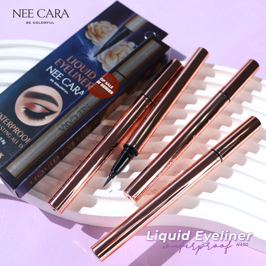 N450 นีคารา บี คัลเลอร์ฟูล ลิควิด อายไลเนอร์ อายเมจิก NEE CARA BE COLORFUL LIQUID EYELINER - รูปที่ 3