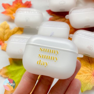 EXCLUSIVE || Weather เคสใส AirPods Pro สำหรับใช้กับ AirPods Pro ซิลิโคนแข็ง BYSHOPSI