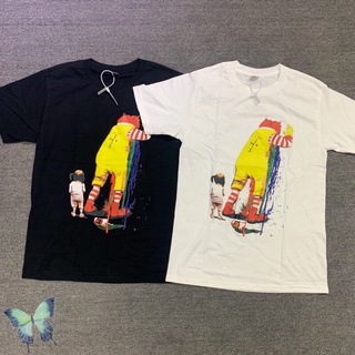 T-shirt  เสื้อยืด ลายการ์ตูนกระบองเพชร แจ็ค Travis Scott สําหรับผู้ใหญ่S-5XL