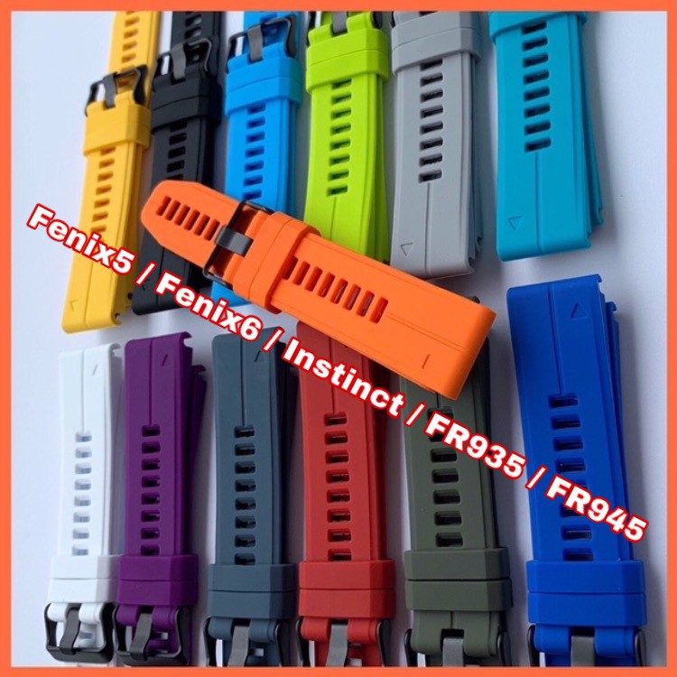[B06] (พร้อมส่ง) สาย Garmin FR945/FR745/FR955/FR965/FR935/Fenix5/5plus/Fenix6/Fenix6X/Fenix5X/Fenix3/สายนาฬิกา Garmin