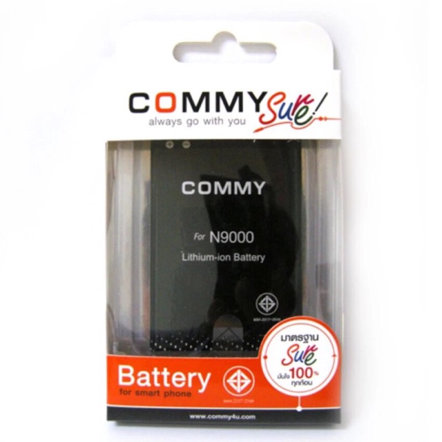 Commy แบตเตอรี่ SAMSUNG Galaxy Not Commy แบตเตอรี่ SAMSUNG Galaxy Note3 (N9000)
