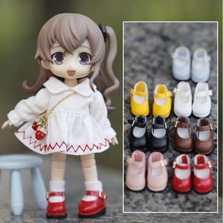 Ob11 Ymy 1 / 12Bjd Molly Bjd รองเท้าผ้าใบลําลองสําหรับผู้ชายผู้หญิงเครื่องหนัง Obitsu11Gsc