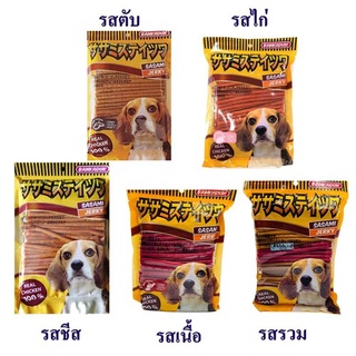 สติ๊กบ้านกระดูก BANKADUK SASAMI JERKY STICK รสรวม, ไก่, ตับ, เนื้อ ไก่ชีส ขนาด 500g พร้อมส่ง