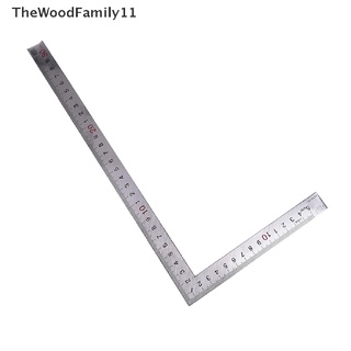 Th ไม้บรรทัดสเตนเลส สเกล 90 องศา 15x30 ซม.