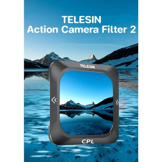 TELESIN เซ็ต CPL + ND8/16/32 DJI Action 2