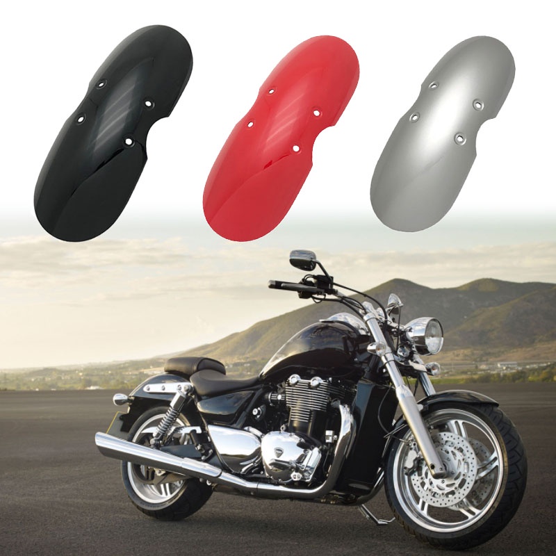 7 สี Cafe Racer รถจักรยานยนต์สั้นด้านหน้า Fender หน้ากาก Splash Mudguard Fairing Chopper Fit สําหรับ
