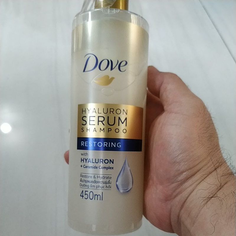 พร้อมส่ง Dove HYALURON SERUM SHAMPOO 450 ml