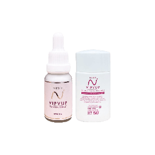โปรโมชั่น : NISIT SERUM 1 NISIT SUNSCREEN 1 โปรผิวใสหน้าเด้ง 2 ชิ้น