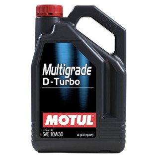 น้ำมันเครื่อง Multgrade D-Turbo Motul sae 10w30 4ลิตร