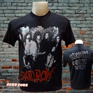 เสื้อวง SKID ROW วงร็อคในตำนาน ไม่มีตะเข็บข้าง คอฟิต ป้ายUS เสื้อวินเทจ เสื้อทัวร์ วงดนตรีร็อคต่างประเทศ