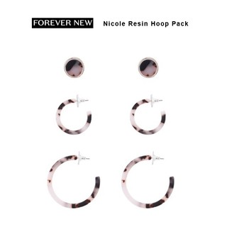 Forever New Nicole Resin Hoop Pack