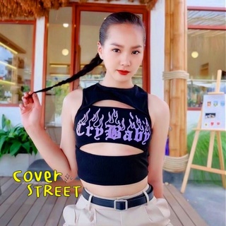 coverstreet เสื้อกล้ามเต้น  เสื้อเต้น เสื้อเต้นโคฟ  เสื้อเต้นcover เสื้อเต้นเกาหลี เสื้อเต้นลิซ่า