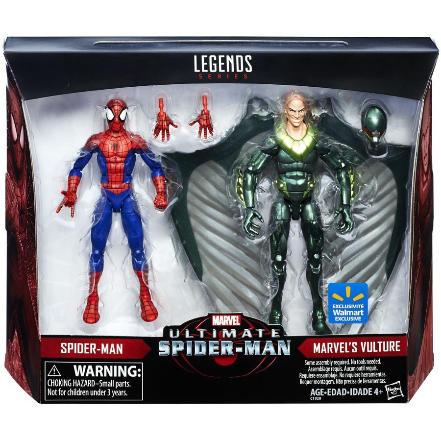 Marvel Legends WalMart Exclusive 2 Pack Spiderman Series Vulture Action Figure Marvel Legends WalMart Exclusive 2 Pack Spiderman Series Vulture Action Figure
