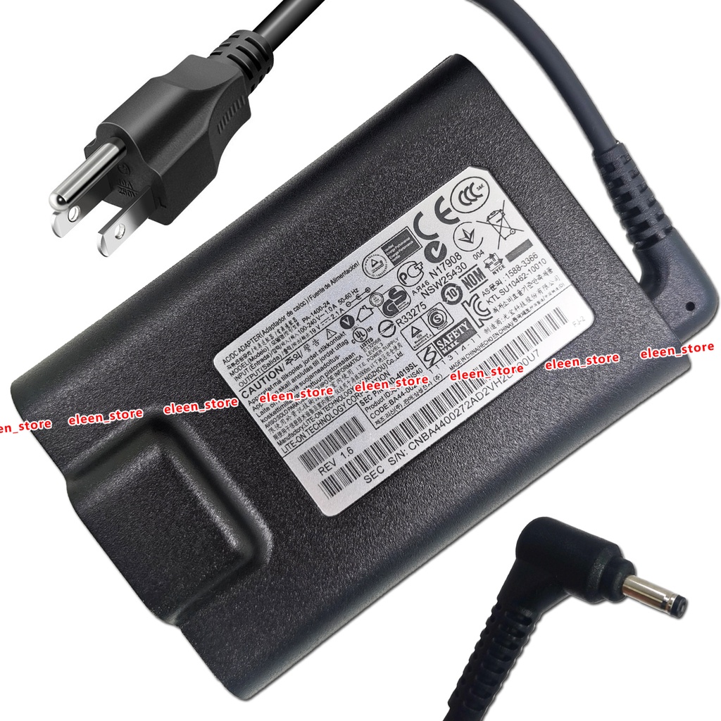 New 40W 19V 2.1A Laptop AC Power Adapter Charger For Samsung NP900X1B 900X3A 900X3C  900X4C 530U3B  