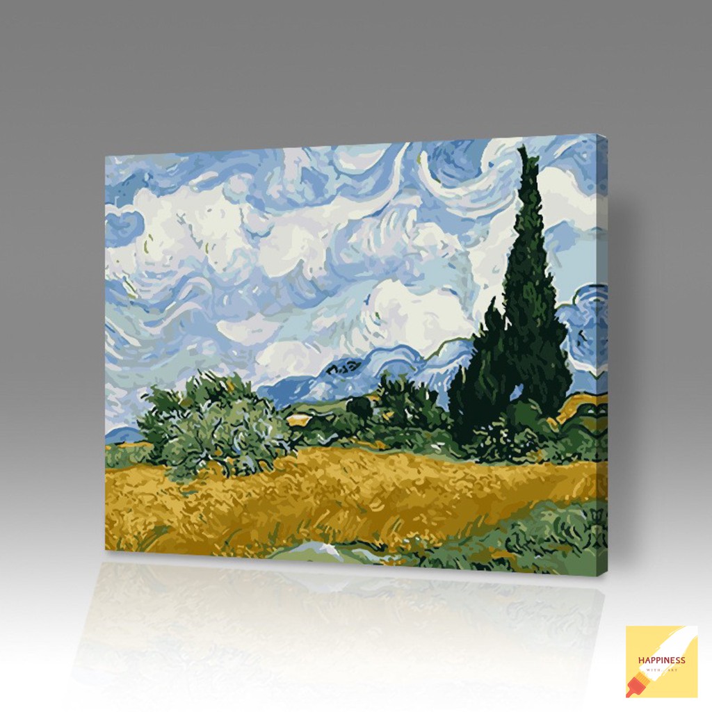 (NS3) ชุดระบายสีตามตัวเลข งานฝีมือ DIY