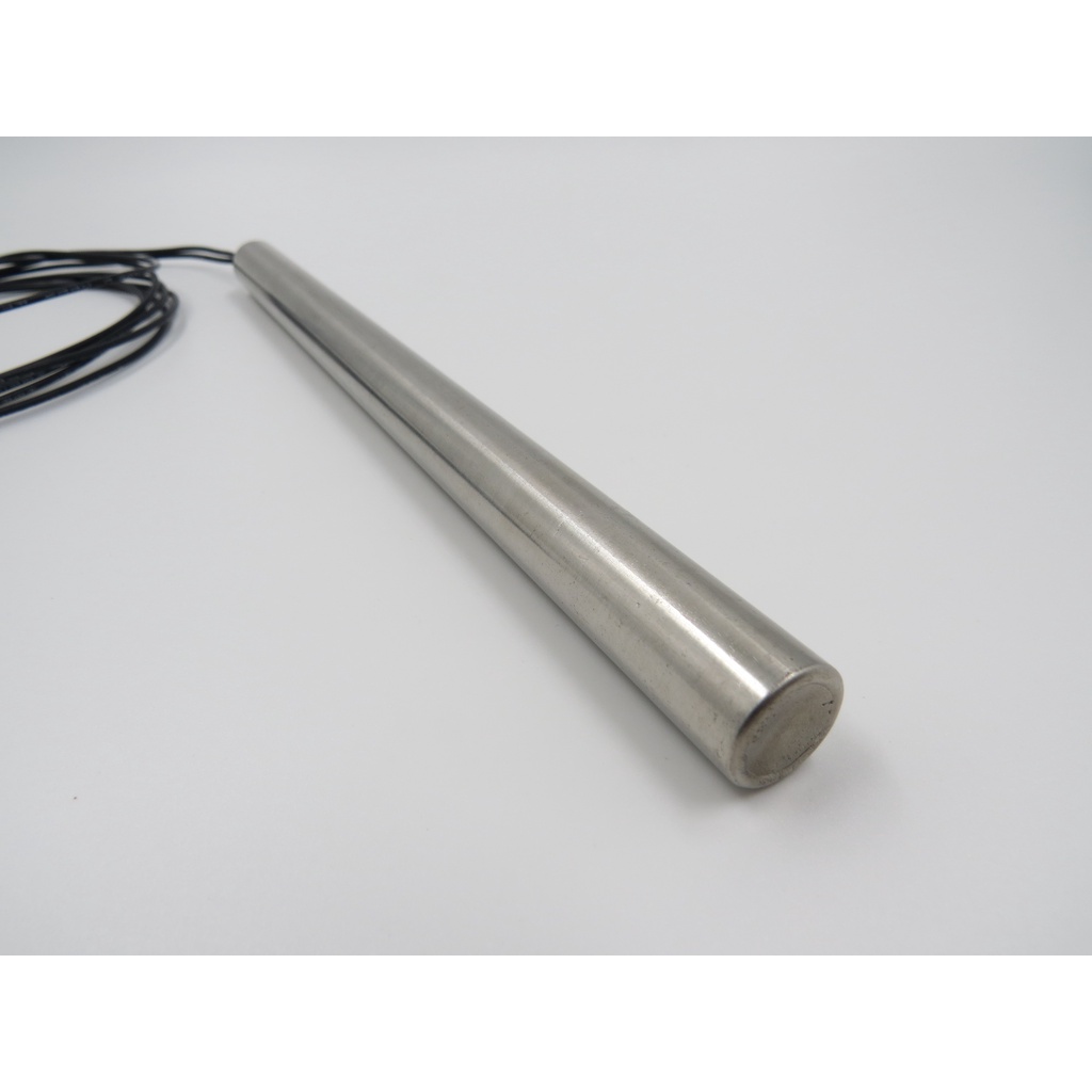 WATLOW Cartridge Heater, Dia. : 14 mm, Length : 203.2 mm, 220V, 600W,  Teflon Wire Temp. (205'C) 4 F