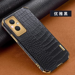 เคสโทรศัพท์มือถือแบบนิ่ม OPPO Reno8 Reno7 Reno6 Pro Z 5G 4G 2022 New Phone Cell Case Crocodile Leather Casing Texture Frame Camera Protection Soft TPU Shockproof  Cover Reno 8 8Pro 8Z 7 7Pro 7Z 6 6Z