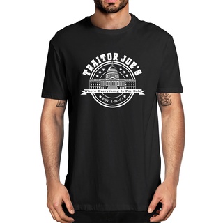 เสื้อยืดครอปเสื้อเชิ้ต Traitor Joes Trader Joe Biden สําหรับผู้ชาย | ใหม่ เสื้อยืด ผ้าฝ้าย 100% พิมพ์ลาย Republican Pre