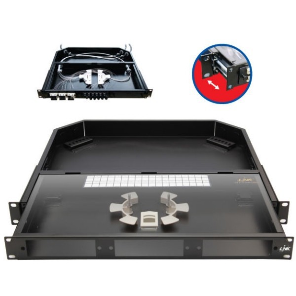 LINK UF-2013A (3 SNAP-IN) RACK MOUNT DRAWER 1U #3