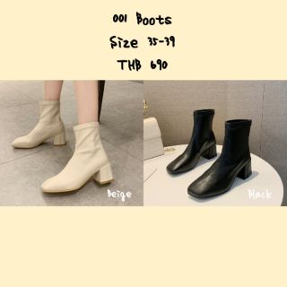 &lt;INSTOCK&gt; 001 Boots รองเท้าบู้ทหุ้มข้อ