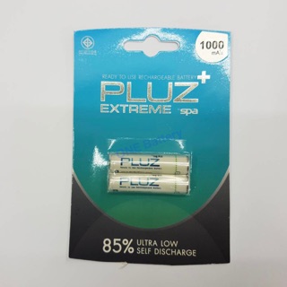 ถ่านชาร์จSPA PLUZ AAA 1000mAh 2ก้อน