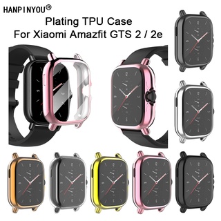 เคสนาฬิกาข้อมือซิลิโคน TPU แบบนิ่ม สีสันสดใส สําหรับ Xiaomi Amazfit GTS 2 2e Mini