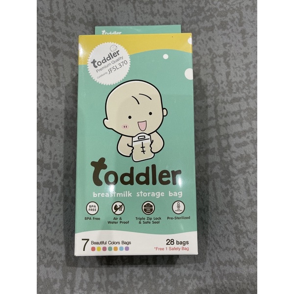 ถุงเก็บน้ำนม toddler 9 oz. (28 ใบ)
