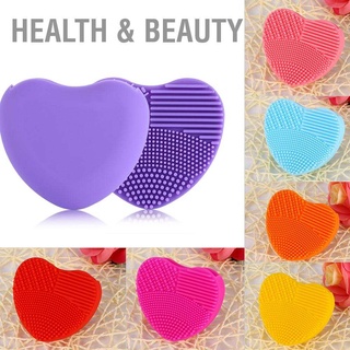 Health &amp; beauty 7Colors Makeup Brush Cleaner Silicone Heart Glove Cleaning Cosmetic Board Washing Scrubber