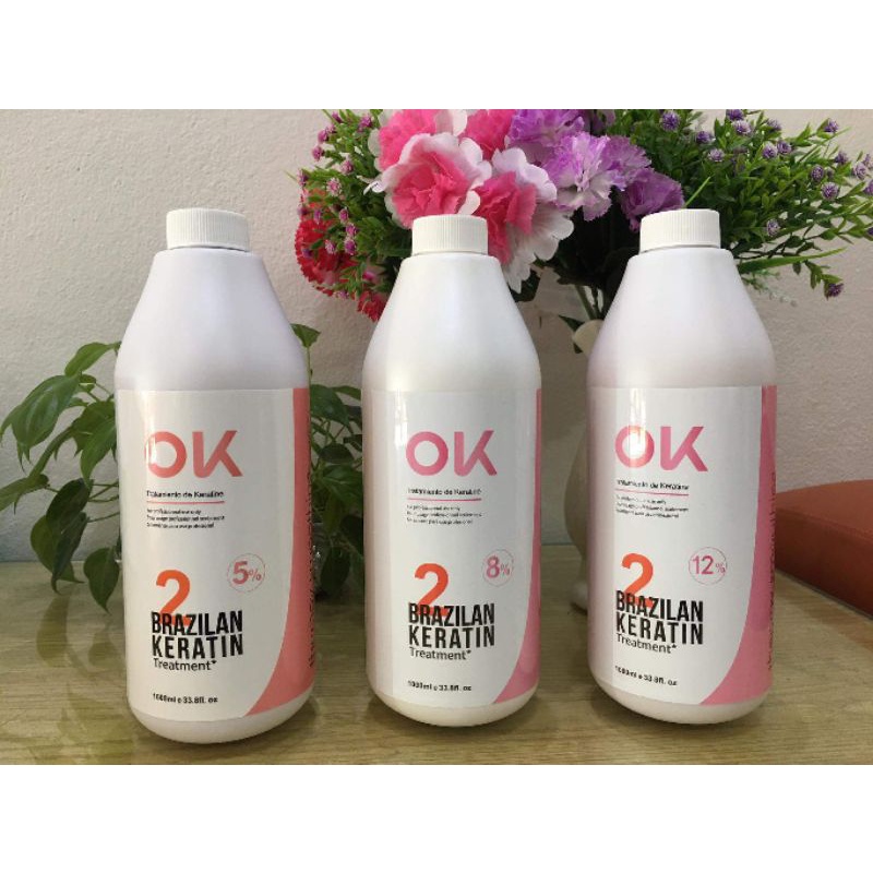 เคราตินสด okkeratin ขนาดใหญ่สุดคุ้ม 1000ml