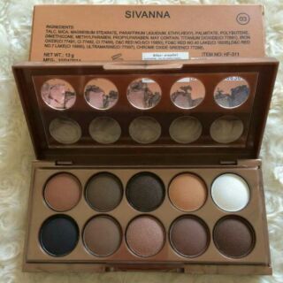 พาเลทอายแชโดว์ Sivanna 10 สี  ของแท้