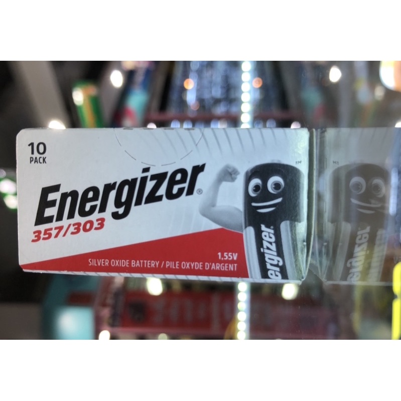 Battery Energizer 357/303 (SR44) /SR1154SW/SR1154W (1.55V) MADE IN USA