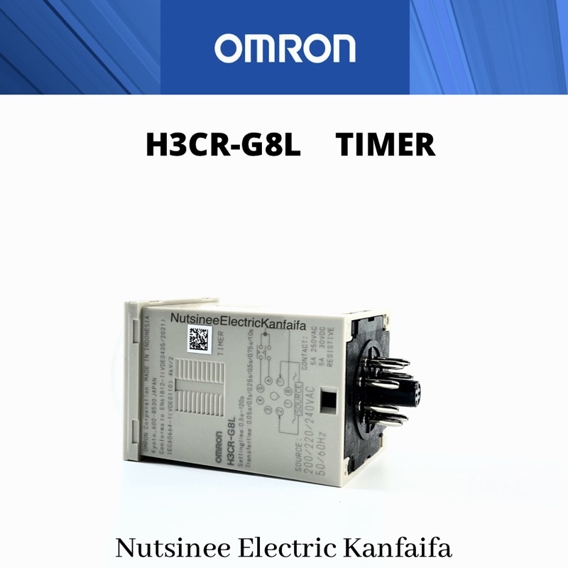 H3CR-G8L 220V AC OMRON ของแท้ ราคา 2,600 บาท