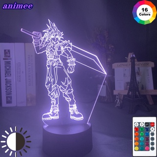 โคมไฟตั้งโต๊ะ Led รูปก้อนเมฆ 3D พอร์ต USB สีสันสดใส เหมาะกับของขวัญแฟนตาซี สําหรับตกแต่งห้องนอนเด็ก