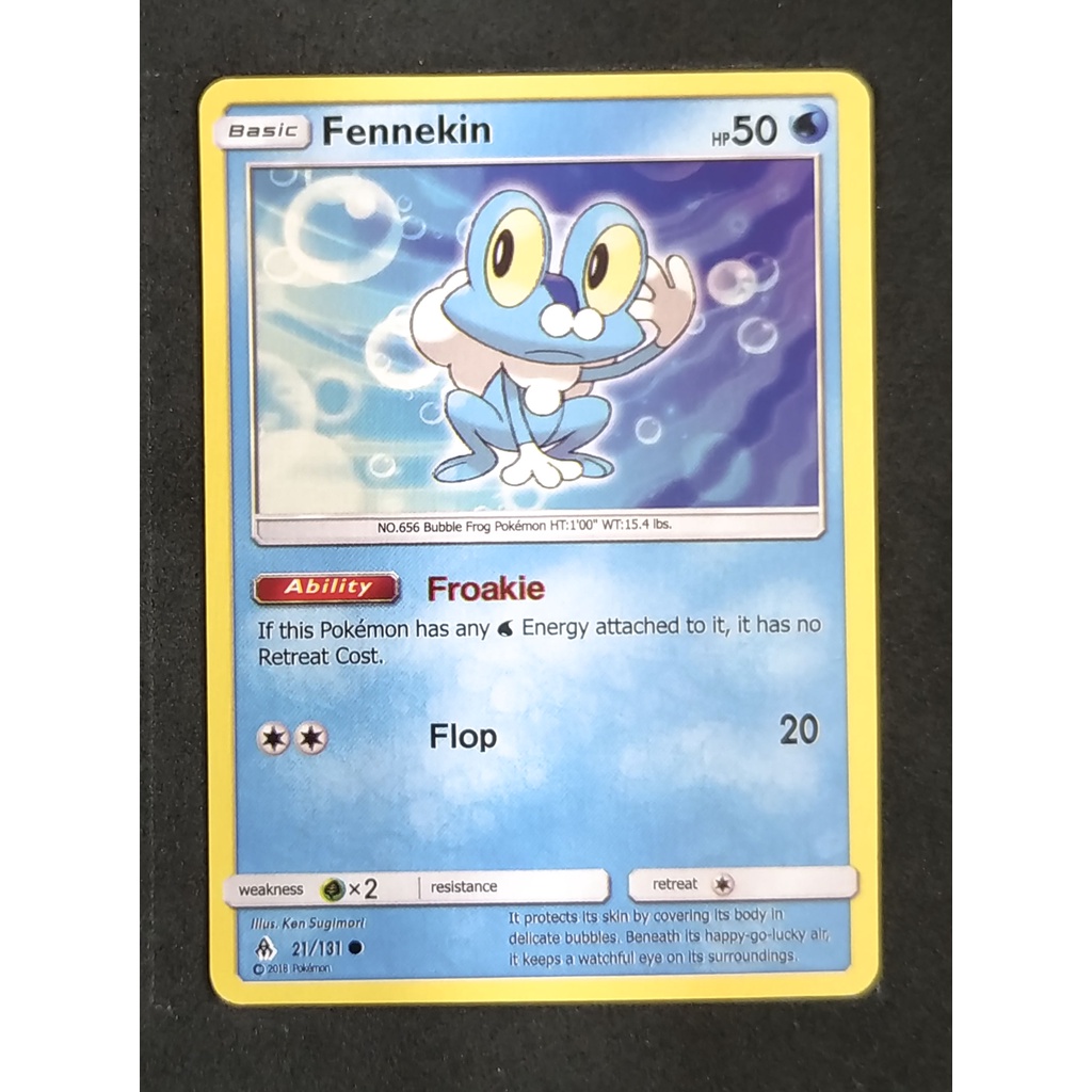Fennekin Basic 21/131 ฟ็อกโกะ Pokemon Card (Normal) ภาษาอังกฤษ