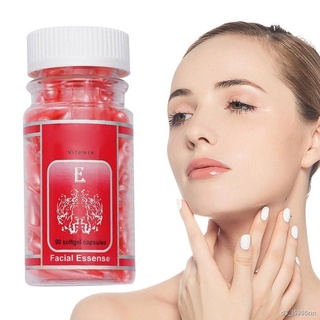 90pcs Skin Care Capsules Vitamin E Capsules Face Serum Spot Acne Removing Moisturizing Nutrition Whitening Freckle Capsu