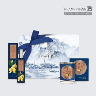 DONNA CHANG Almond Vanilla Home Set III ดอนน่า แชง สเปรย์ปรับอากาศ เทียนหอมกระจายกลิ่น