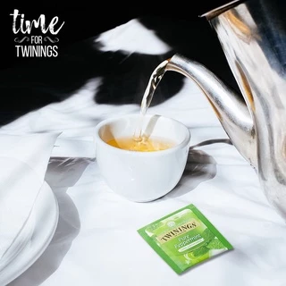 Twinings Pure Peppermint ทไวนิงส์ เครื่องดื่ม เพียว เปปเปอร์มินท์ ชนิดซอง 2 กรัม แพ็ค 25 ซอง