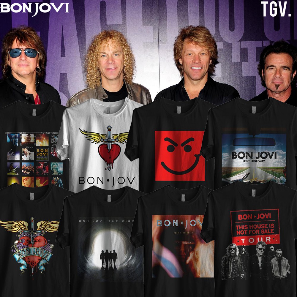 เสื้อยืด BON JOVI***