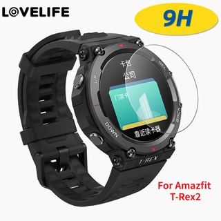 ฟิล์มกระจกนิรภัยกันรอยหน้าจอ 9H HD 1 2 ชิ้น สําหรับ Amazfit T-Rex 2 Amazfit T-Rex2