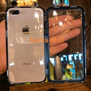 A001 A9(2019) A7(2018)  SAMSUNG A9(2019) เคสแม่เหล็ก ประกบ (กระจกด้านหลัง) กันกระแทก