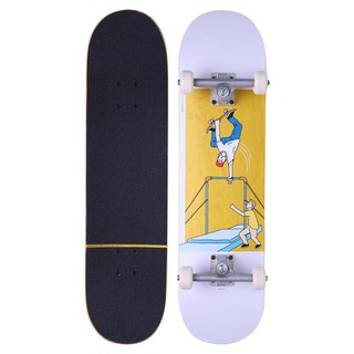 OXELO สเก็ตบอร์ด ขนาด 8" รุ่น Complete 500 ลาย OJ Skateboard Complete 500 - Bruce สเก็ตบอรด