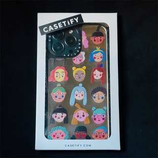 Casetify X เคสโทรศัพท์มือถือ PC แข็ง ขอบ TPU สีเงิน มีกระจก สําหรับ iPhone 6 6s 7 8 Plus 7+ 8+ X XS XR 11 12 Pro 12 13 Pro Max XSMax SE 2020 Mini