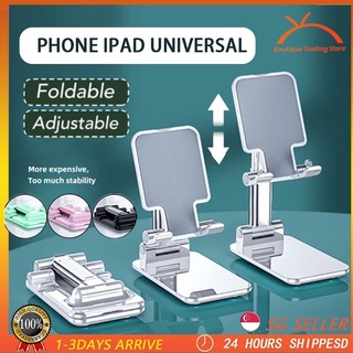 (SG Ready Stock )Adjustable Phone Stand Holder Handphone Desktop Stand Live Broadcast Phone Bracket Anti-Slip 手机支架