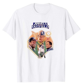 เสื้อยืด พิมพ์ลาย Angels in The Outfield Joseph Gordon Levitt Danny Glover Matthew Macaughney เหมาะกับของขวัญ สําหรับผู้