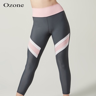 OZONE LEGGING กางเกงขายาว เลกกิ้ง สำหรับออกกำลังกาย สีเทา รุ่น WP5002 เสื้อกีฬาหญิง