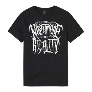 เสื้อยืดผ้าฝ้ายพิมพ์ลายขายดี [S-5XL]เสื้อยืด พิมพ์ลาย Rhea Ripley "Your Nightmare is Reality" ของแท้ WWE