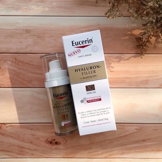 Eucerin Hyaluron Radiance-lift Filler 3D Serum + Eucerin Hyaluron-Filler+Elasticity 3D Serum ขนาด 30ml.